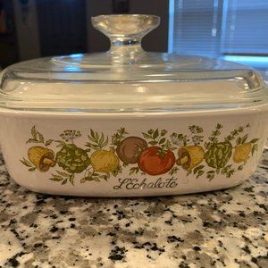 Vintage Corningware Spice of Life 1 qt casserole dish